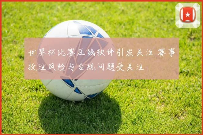 世界杯比赛压钱软件引发关注 赛事投注风险与合规问题受关注
